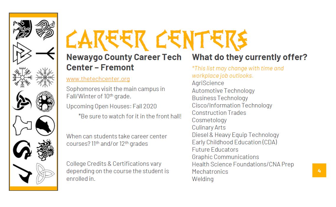 Career Center Info