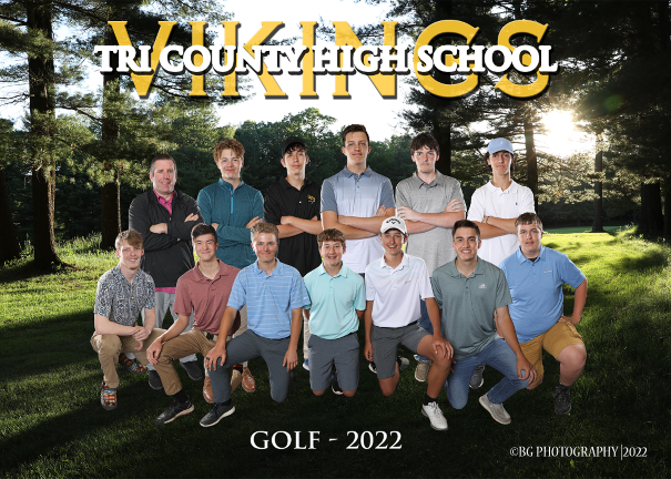 2022 Boys Varsity Golf Team