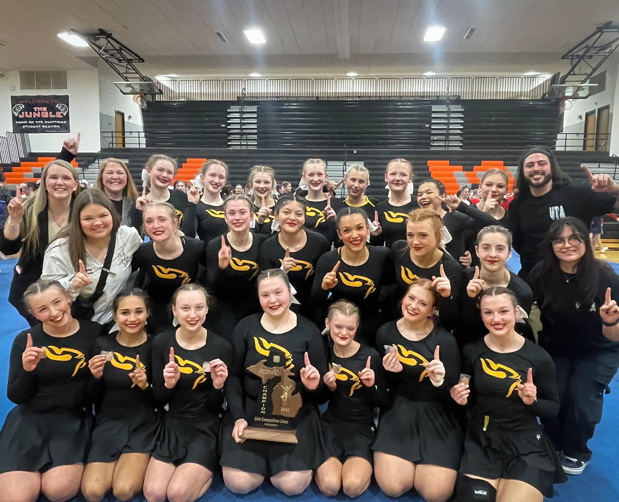 Next up is Regional Finals for a chance at Top 4 to qualify for State! Regional Finals is at Grand Rapids West Catholic. Saturday, Feb. 22. Start time is 10:00am