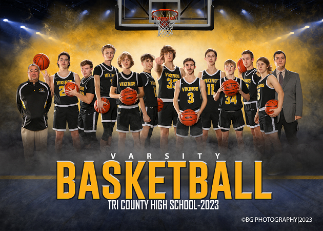 Varsity Boys Basketball team 2023