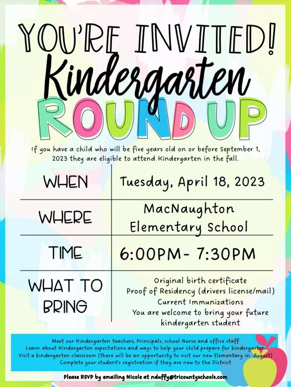 2023-24 Kindergarten Round Up